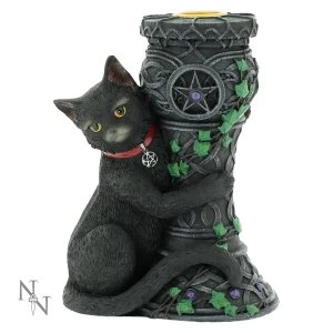 Midnight Cat Statue Figurine