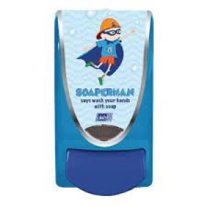 Deb School Soap Dispenser Soaperman 1 Litre SMAN1LDS