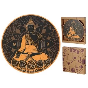 Thai Buddha Shaped Wall Clock