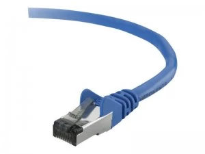 Belkin Cat6 Snagless STP Patch Cable (Blue) 0.5m