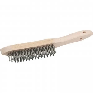 Draper Stainless Steel Scratch Wire Brush 4 Rows