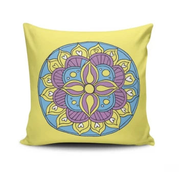 MANDALA-09 - No Filling Multicolor Cushion Cover