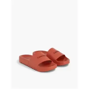 Calvin Klein Chuncky Pool Slide Rub - Brown