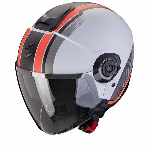 Scorpion Exo-City II Vel Matt Grey Red Jet Helmet Size XL