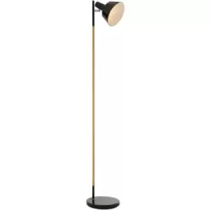 Premier Housewares Bryant Black Floor Lamp