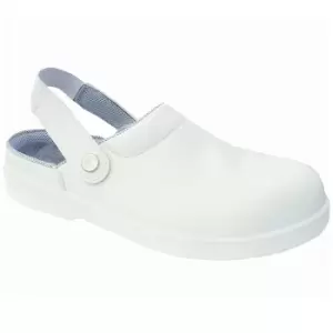 Portwest Unisex Steelite Safety Clog (FW82) / Workwear (4) (White)