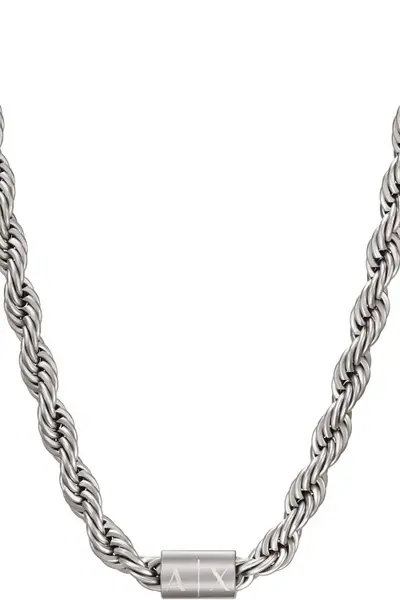 Armani Exchange Jewellery Gents Armani Exchange Stainless Steel Chain Necklace AXG0125040