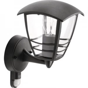 Philips Creek 153883016 Outdoor wall light (+ motion detector) LED (monochrome) E-27 60 W Black