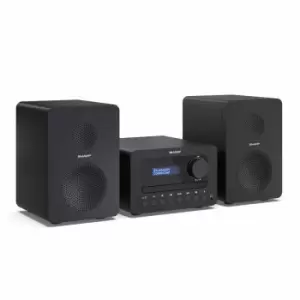 Sharp Xl-b520D(bk) Tokyo Hi-fi Micro Sound System With Dab+ Radio And Bluetooth - Black