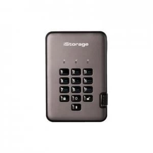 iStorage diskAshur PRO2 2TB External Portable Hard Disk Drive