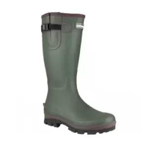 Cotswold Grange Neoprene Mens Wellington Boots (5 UK) (Green)