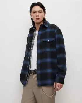 AllSaints Rotation Checked Overshirt