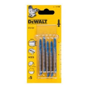 DEWALT T118B HSS Metal Cutting Jigsaw Blades Pack of 5