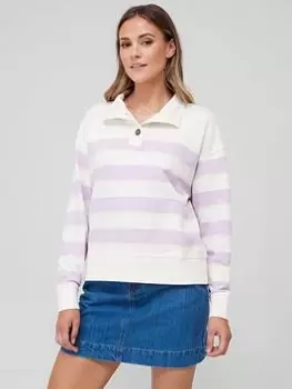 Barbour Snapdragon Funnel Neck Stripe Jumper - Multi, Size 18, Women