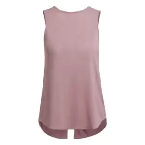 adidas Studio Reversible Slit Tank Top Womens - Pink