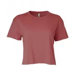 Next Level Womens/Ladies Festival Cali Short-Sleeved T-Shirt (XS) (Smoked Paprika)