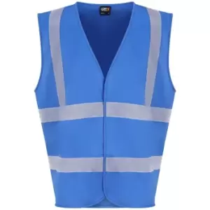 PRO RTX High Visibility Unisex Waistcoat (3XL) (Sapphire Blue) - Sapphire Blue