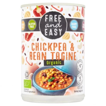 Free & Easy Organic Chickpea & Bean Tagin 400g