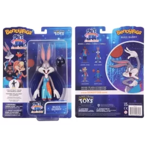 Noble Collection Space Jam: A New Legacy Bugs Bunny BendyFig 7.5" Action Figure