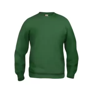 Clique Unisex Adult Basic Round Neck Sweatshirt (XS) (Bottle Green)