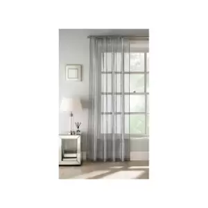 Tyrone Textiles Ltd - Pandora Voile Panel 140cm x 122cm, Grey