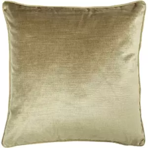 Stella Embossed Texture Cushion Gold - Gold - Paoletti