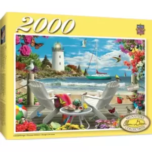 Masterpieces Puzzle Signature Collection Coastal Escape 2000 piece Jigsaw Puzzle