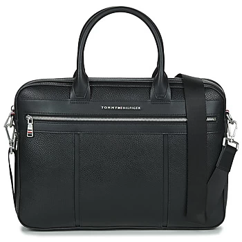 Tommy Hilfiger TH DOWNTOWN SLIM COMP BAG mens Briefcase in Black - Sizes One Size