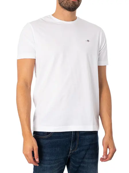 Gant Regular Shield T-Shirt White S