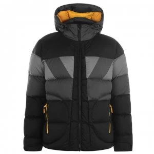 Jack Wolfskin Colour Block Puffer Jacket - Black 6000