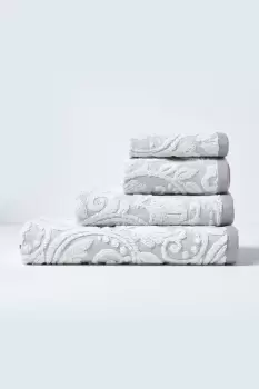 Damask 100% Turkish Cotton 600 GSM Towel