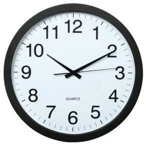 Hama PG-400 Jumbo Wall Clock (AA, White, Plastic, Glass, 50 mm, 1.2 kg)