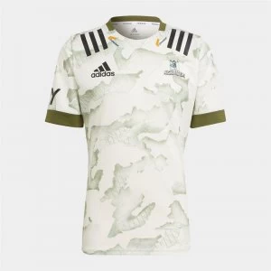 adidas Highlanders Alternate Rugby Shirt 2021 - White / Green