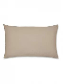 Catherine Lansfield Pair of Non-Iron Housewife Pillowcases - Natural