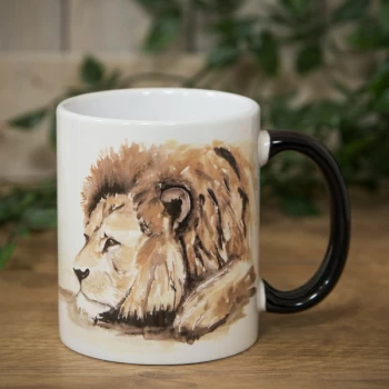 Meg Hawkins Mug - Lion