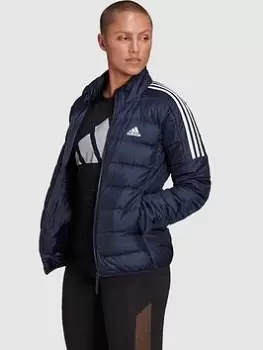 adidas Essentials Down Jacket - Navy, Size L, Women