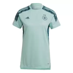 adidas Germany Training Jersey Womens - Clear Mint / Mystery Green