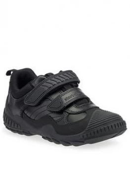 Start-rite Boys Extreme School Shoes - Black Leather, Size 11 Younger