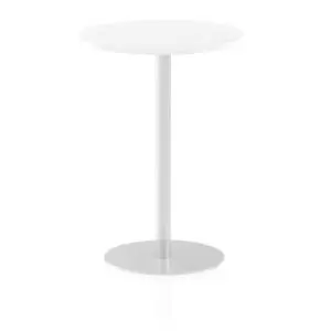 Italia Poseur Table Round 600 Top 1145 High White