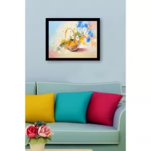 SC0735 Multicolor Decorative Framed MDF Painting