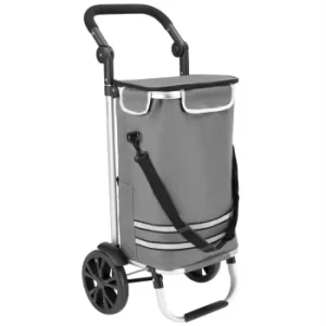 2in1 Shopping Trolley Grey 56L max. 50kg