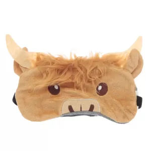 Plush Highland Coo Eye Mask