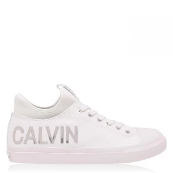 Calvin Klein Jeans Ivanco Trainers - White/Silver