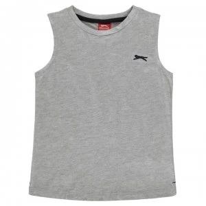 Slazenger Sleeveless T Shirt Infant Boys - Grey Marl