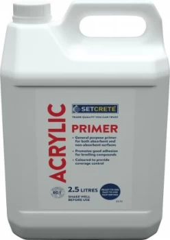 Setcrete High Performance Floor Levelling Acrylic Primer - 2.5L