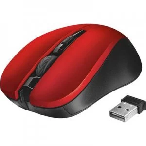 Trust Mydo Silent Click Radio WiFi mouse Optical Red