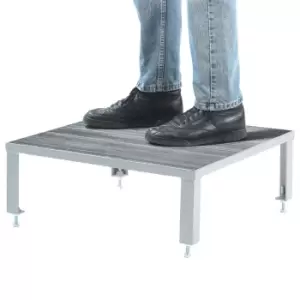 Adjustable Steel Platform - Phenolic non-slip - 910 x6 10 Platform 140-210 height - Certified to EN-131