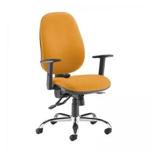 Jota ergo 24hr ergonomic asynchro task chair - Solano Yellow