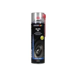 PlastiKote Pro Black Oil Spray 500ml