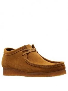 Clarks Originals Suede Wallabee Shoes - Cola